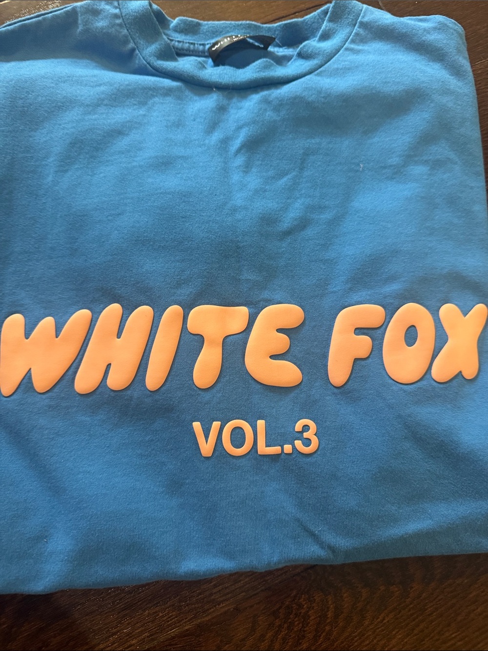 White Fox Offstage Oversized Tee Azure Size XS/S